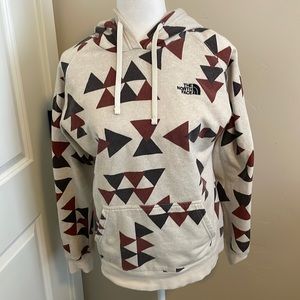 North Face aztec print hoodie.